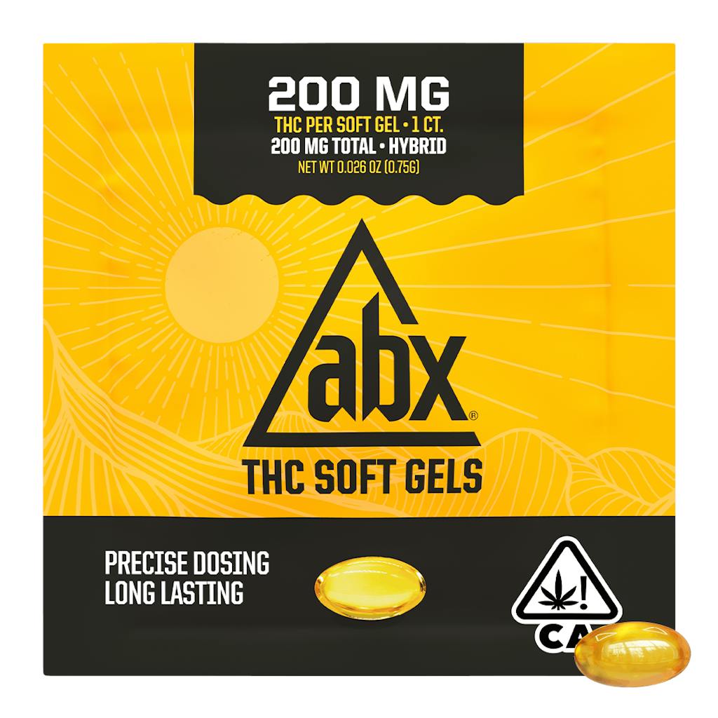 ABX — Soft Gels 200mg THC 1ct - 1ct - 200mg