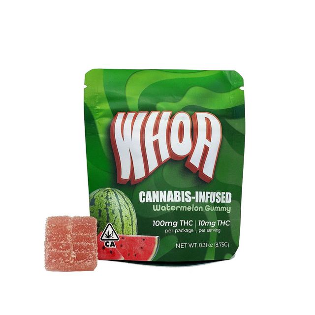 WHOA Edibles Gummy 100mg Hybrid Watermelon (50ct) WHOA