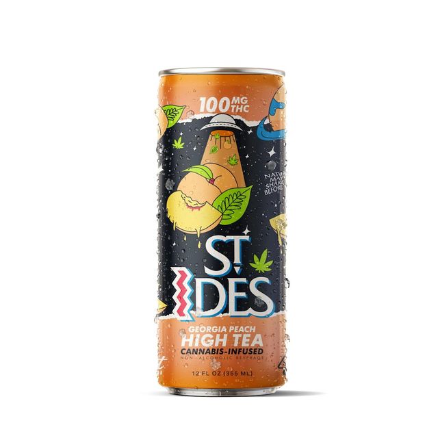 ST IDES - Georgia Peach | 12oz High Tea 100mg St Ides