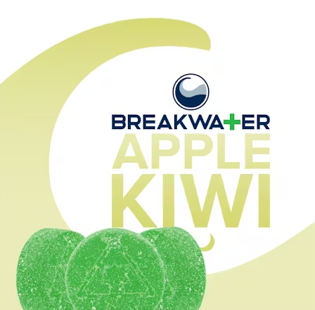 Breakwater Apple Kiwi Gummies 100mg 10pk