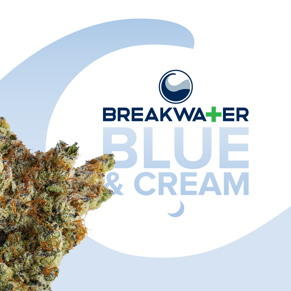 Breakwater Blue & Cream Flower 3.5g