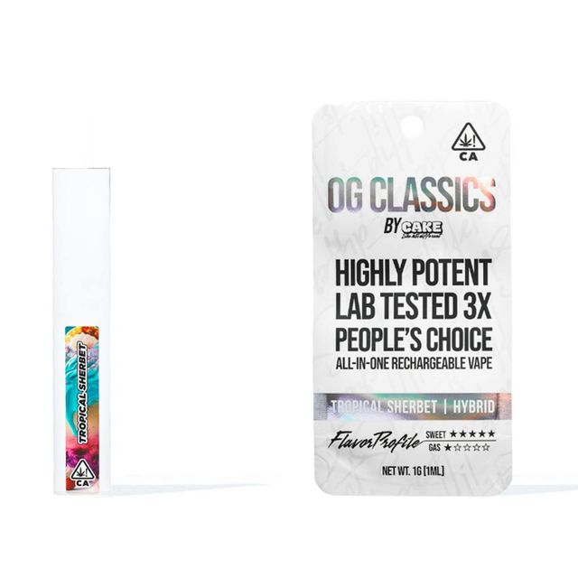 1g Rechargeable Tropical Sherbet CAKE