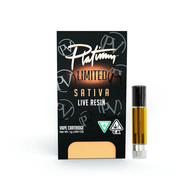 Platinum Vape Live Resin Blue Widow Cartridge RWB