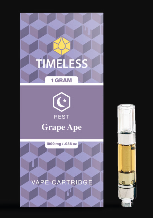 Timeless Grape Ape "Rest" 510 Thread Cartridge 0.5g
