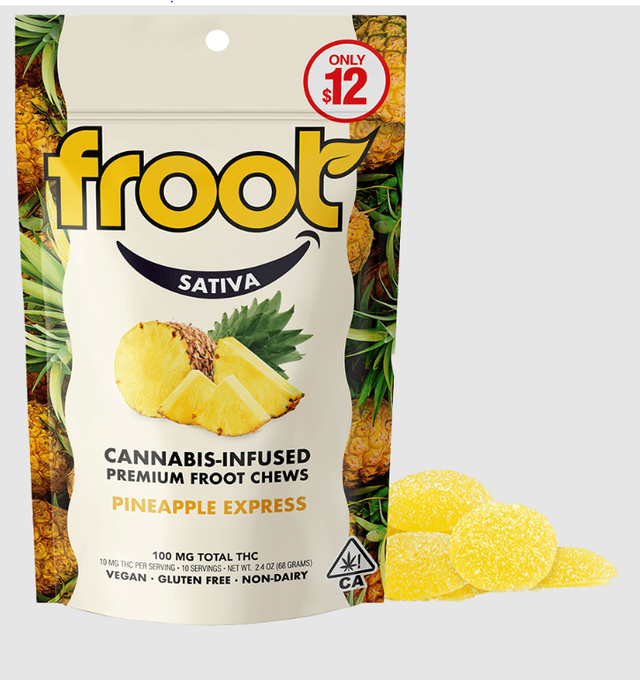 Froot Pineapple 100mg Gummy Froot