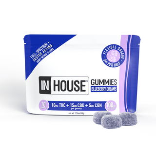 Blueberry Dreams 3:2:1 CBD:THC:CBN In House