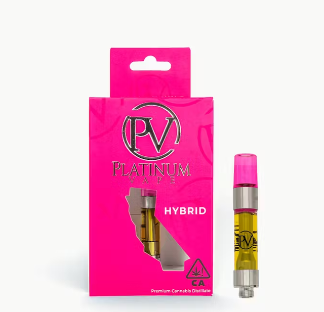 Platinum Vape Gelatti Glaze Cartridge RWB