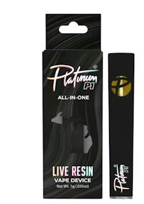 Platinum Vape Live Resin Pineapple Express All In  RWB