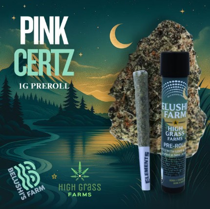 Belushi's Farms Pink Certz Pre-Roll 1g