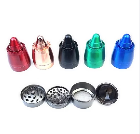 Chromium Crusher Herb Grinder Jet Engine 63mm Big Fancy Grinder Each