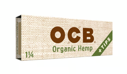 Organic Hemp 1 1/4 Paper + Tips