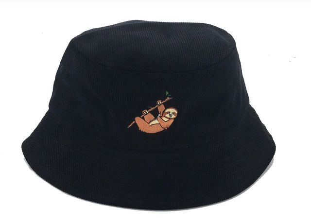 Corduroy Bucket Hat- Black ZZZ's