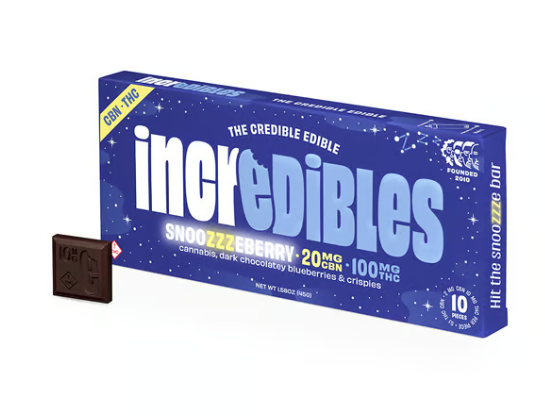 Snoozeberry 5:1 Chocolate Bar 100 Mg