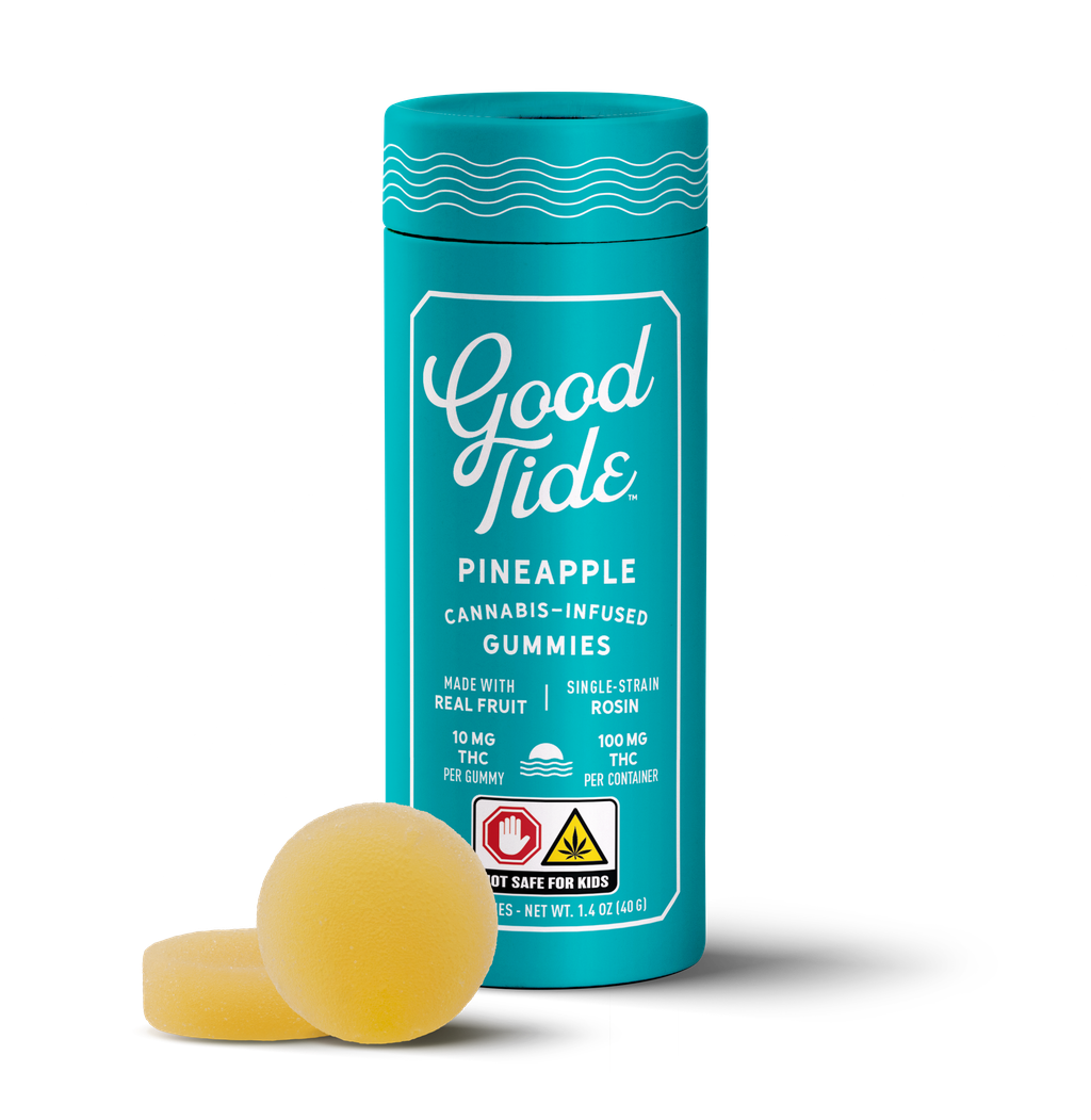 100Mg 10Pk Pineapple Hash Rosin Gummy