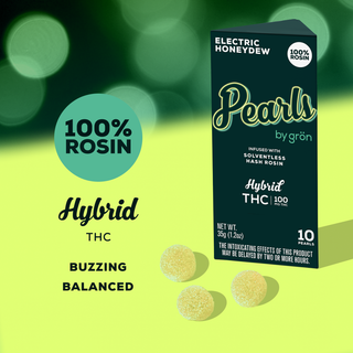 Grön Pearls Electric Honeydew Hash Rosin Gummy Pearls