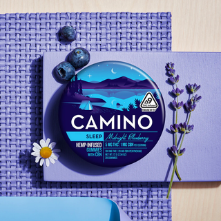 Midnight Blueberry Sleep 5:1 CBN 20 Pk Gummies Camino