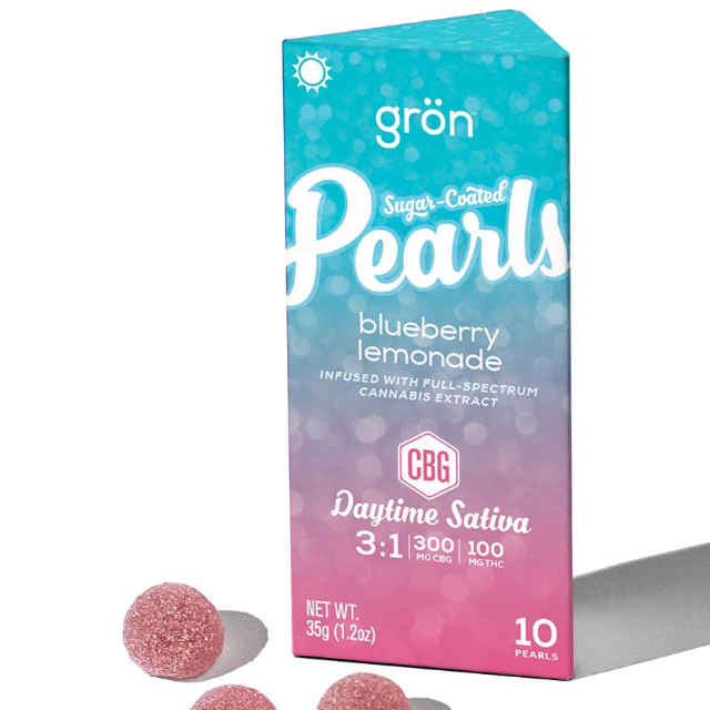 Grön Pearls 3:1 Blueberry Lemonade CBG:THC