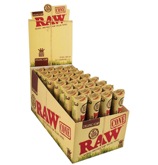 Organic Kingsize Pre Rolled Hemp Cones 3pk Raw
