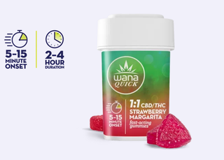 Quick Strawberry Margarita 1:1 Soft Lozenges Wana