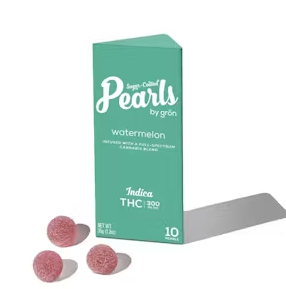 Grön Pearls Watermelon 100Mg 10Pk Pearls