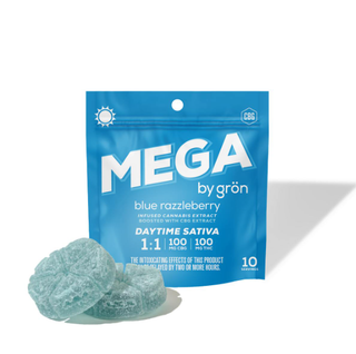 1:1 Blue Razzleberry CBG:THC Daytime Sativa Mega