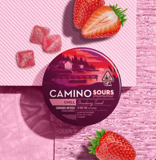 Strawberry Sunset Chill Gummies Camino Sours
