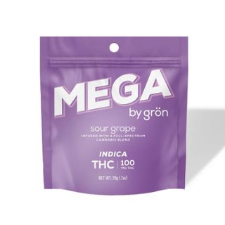Sour Grape THC 100Mg Mega
