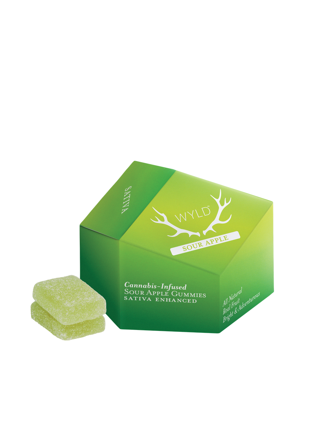 100Mg 10Pk Sour Apple Gummies