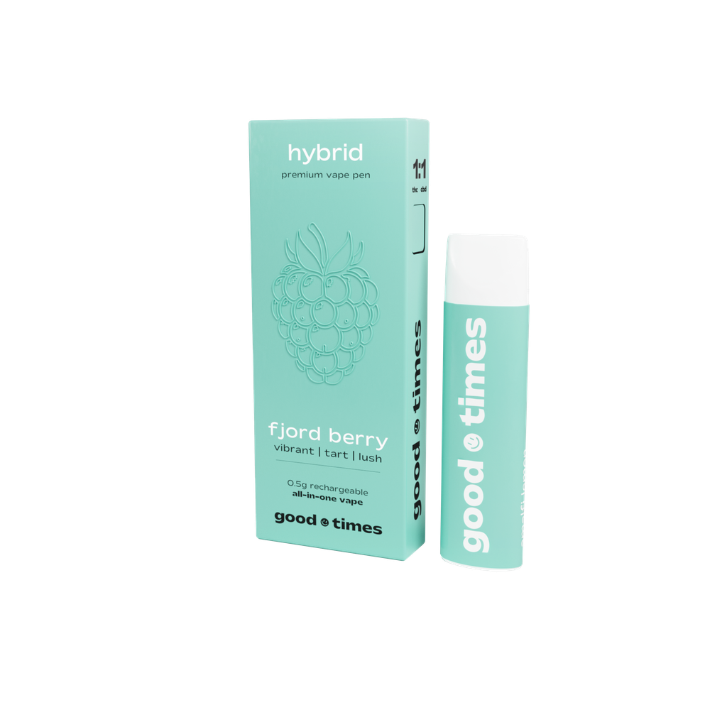 Good Times Fjord Berry 1:1 THC:CBD Disposable 0.5g