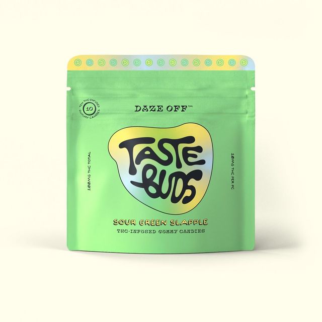 Sour Green Slapple Taste Buds Daze Off