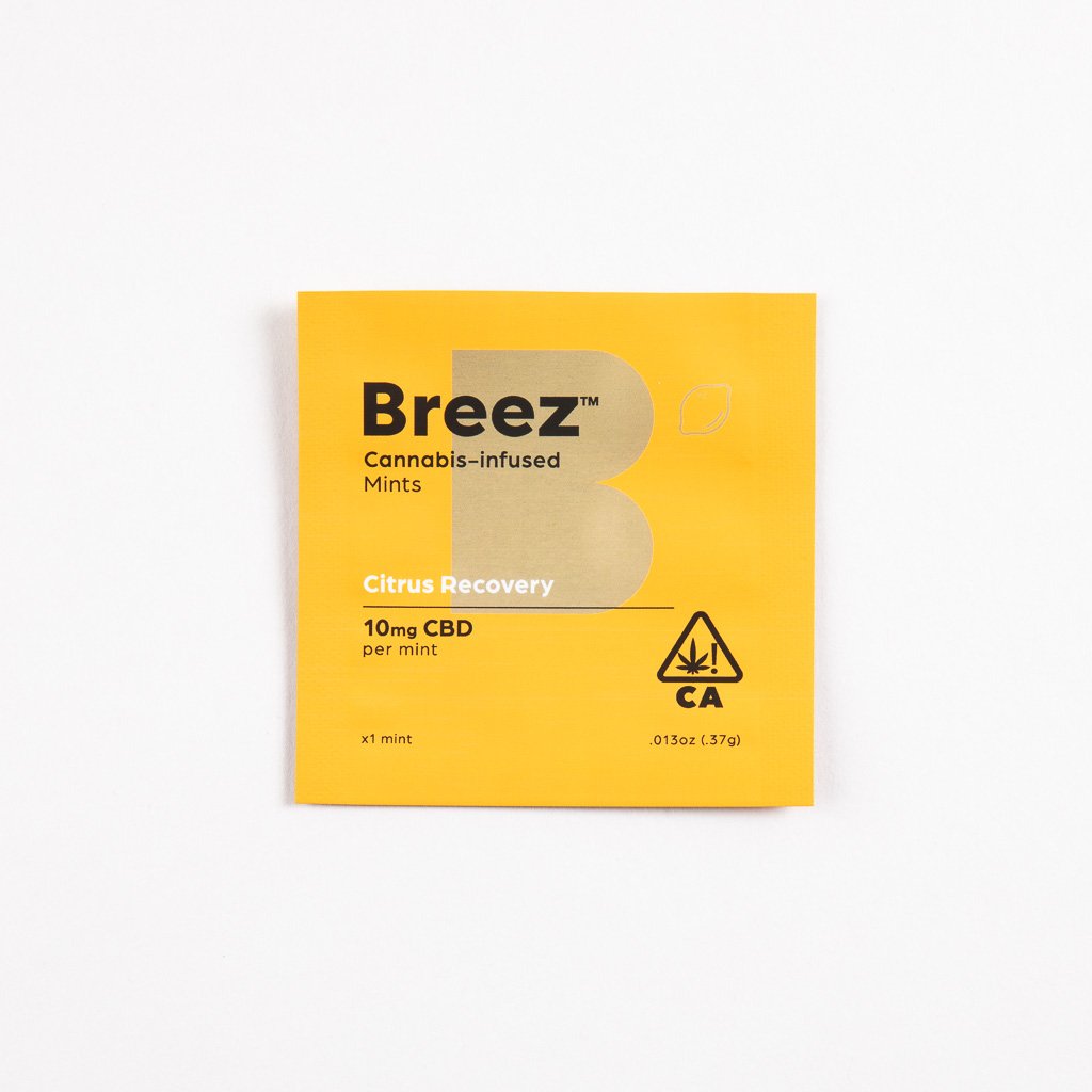 Breez Citrus Mints CBD Mint 10mg, 2pk