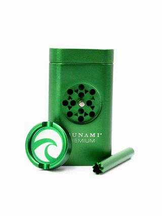 Premium Magnetic Dugout W/ Grinder - Green - One S Tsunami Premium Magnetic Dugout W/ Grinder - Green - One S Tsunami