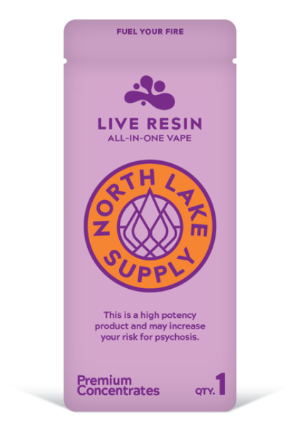 North Lake Supply Garlic Jam Live Resin Disposable 0.5g