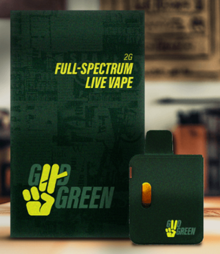 Jet Fuel OG Full Spectrum Live Disposable Good Green
