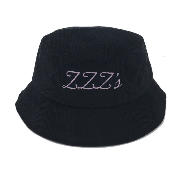 Corduroy Bucket - Black - One Size Zzz