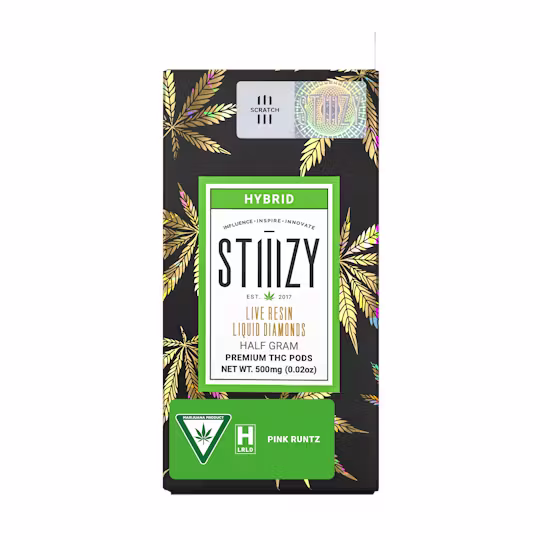 Pink Runtz Liquid Diamonds Vape Pod 0.5G STIIIZY