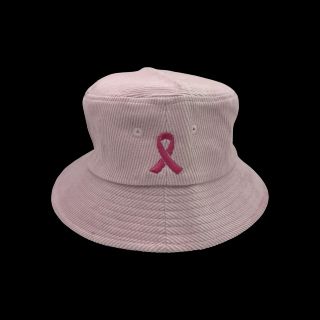 Breast Cancer Bucket Corduroy - Pink - One Size Zzz