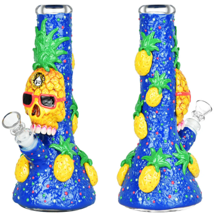 Pineapple Skull Bong