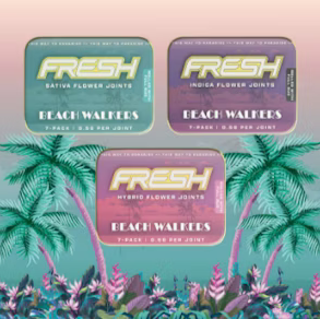 Cannabis Promo, Cannabis Sales, Cannabis Discounts, Cannabis on Sale, Buy Fresh 3.5G get a Beach walkers pack 1