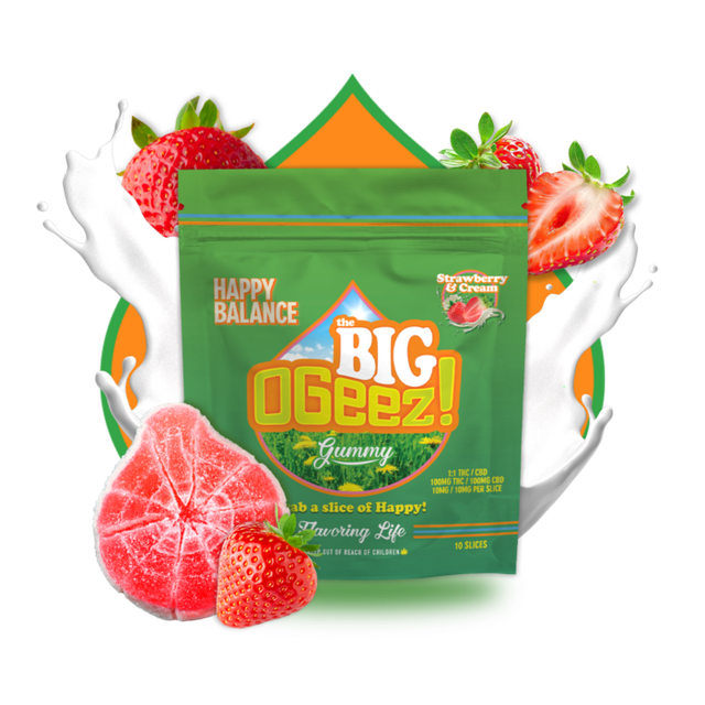 BIG Happy Balance Strawberry & Cream Ogeez