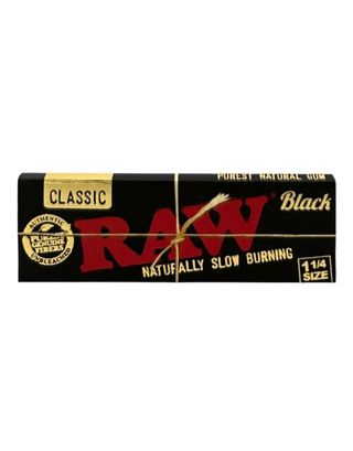 Classic Black 1 1/4 Raw