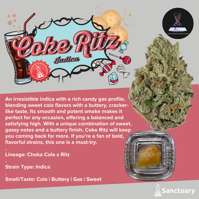Coke Ritz - Cured Resin Volcanna