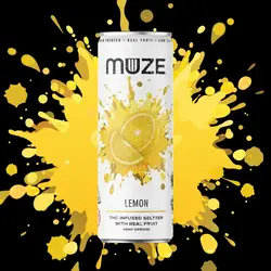 Lemon Infused Seltzer Muze