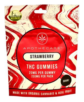 Real Fruit Sour Strawberry Apothecare