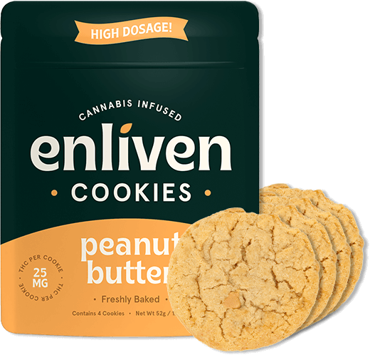 Peanut Butter Cookie 4pk Enliven