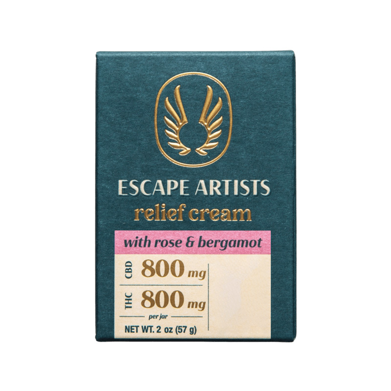 Buy Rose & Bergamot Relief Cream 2:1:2 CBD:CBG:THC 800mg Cream