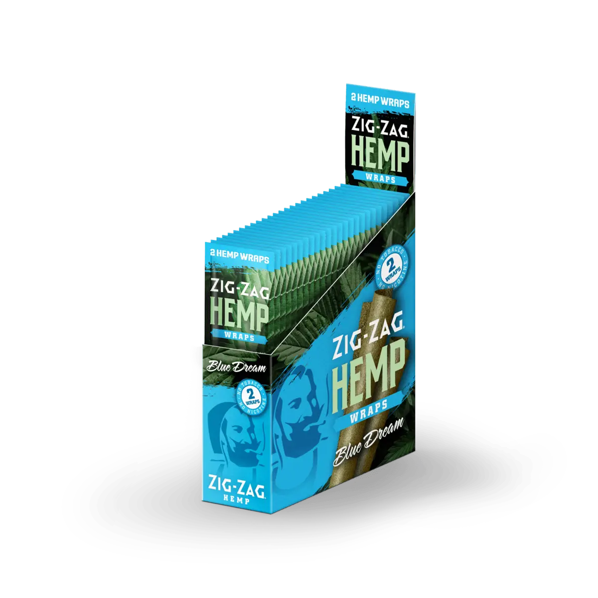 Hemp Wraps - Blue Dream Zig Zag