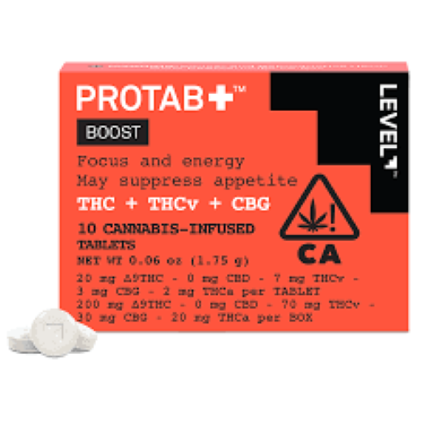 Protab Boost THCv + CBG 10 Pack LEVEL