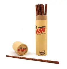 RAW 8.75" Natural Wood Poker Each
