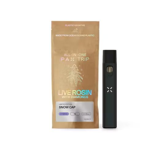 Snow Cap Live Rosin With Diamonds PAX
